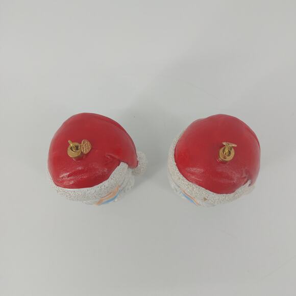 Santa Claus Quarantine Christmas Tree Ornaments Set of 2 Mask Hanging Decor - Picture 2 of 11